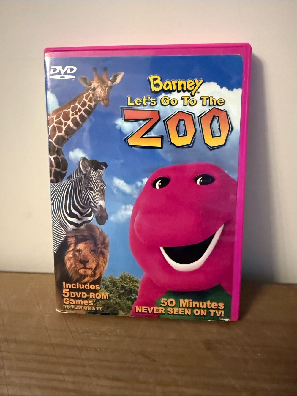 Barneys New York Bright Pink Kids DVD Case